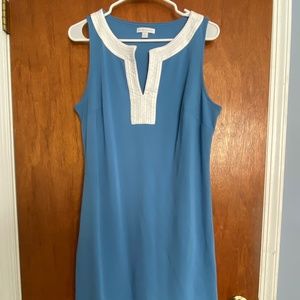 New York & Company Light Blue Dress